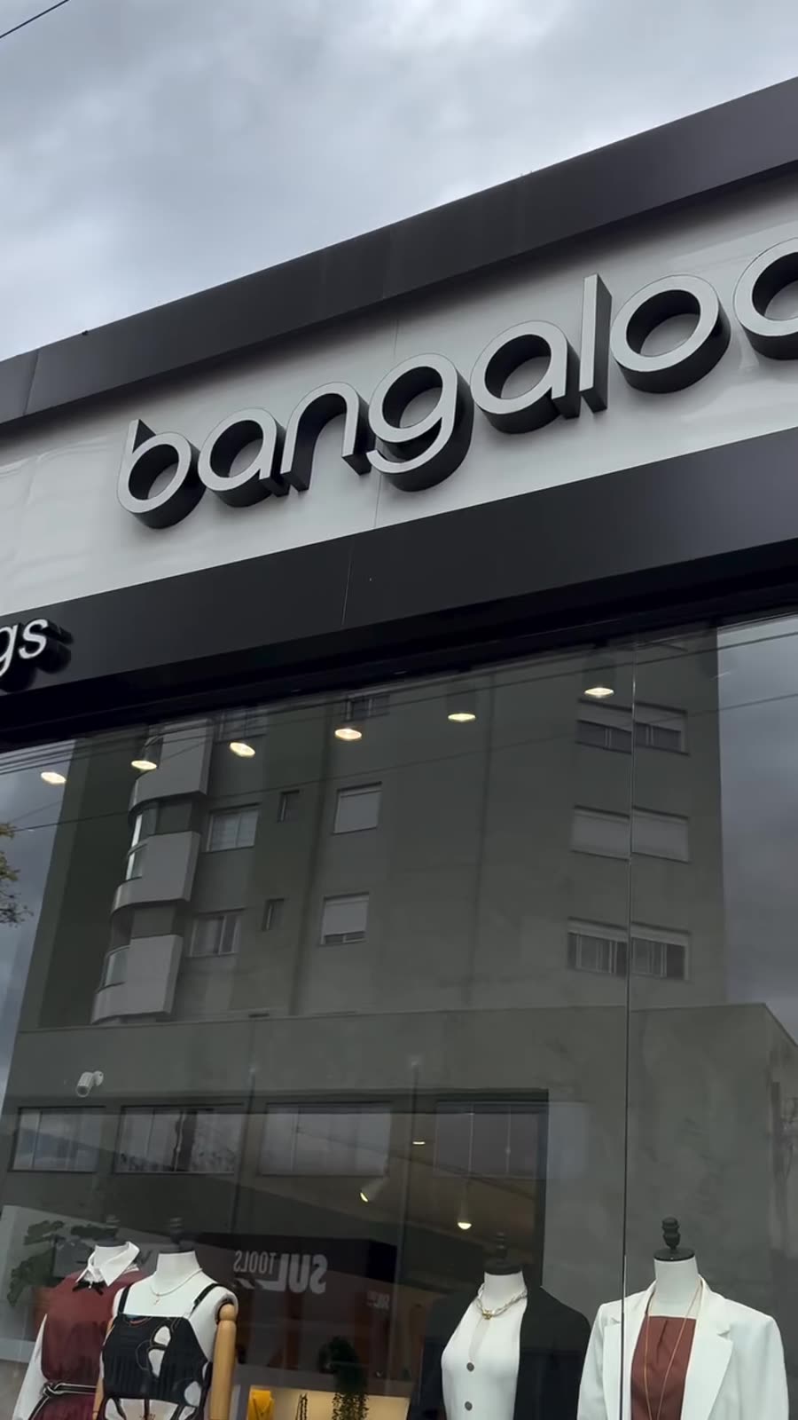 Fachada da loja Bangaloo